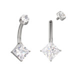 Astra titanium belly ring