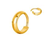 ASTM F-136 CZ Pave Side Twist Hinged Segment Rings - Image 3