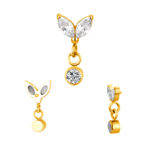 Leaf Drop Ear Labret Jewelry